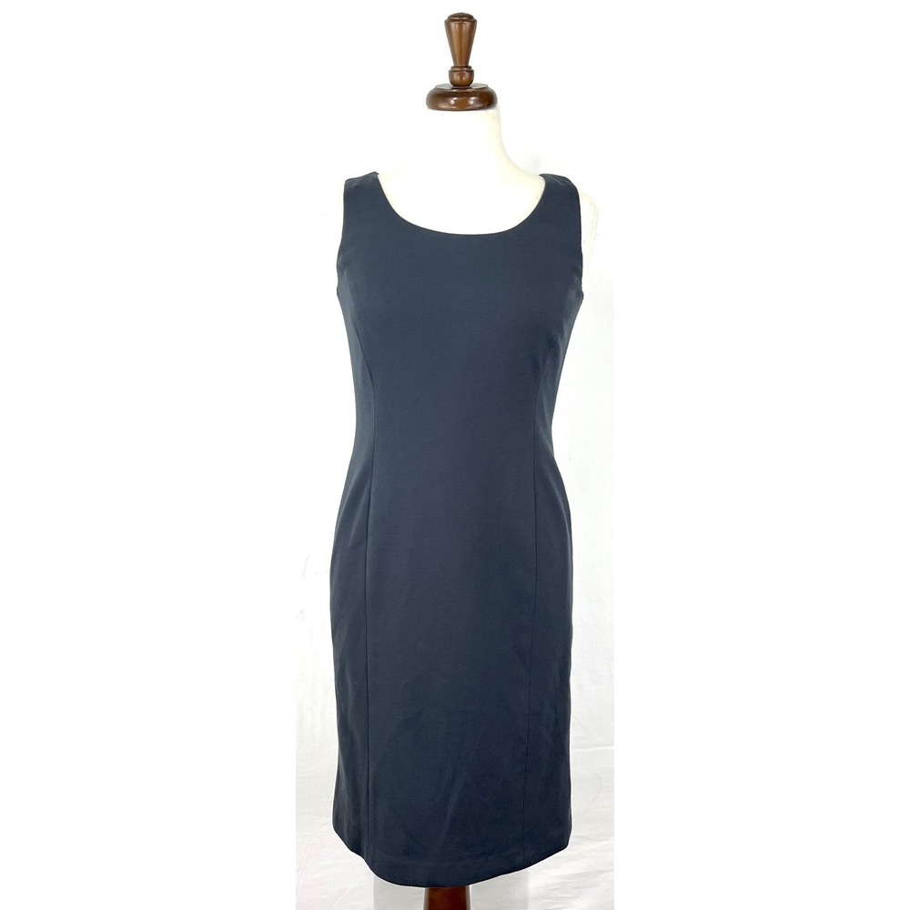 Isabel & Nina Women's Navy Blue Sleeveless Sheath Dress Professional Stretch 4